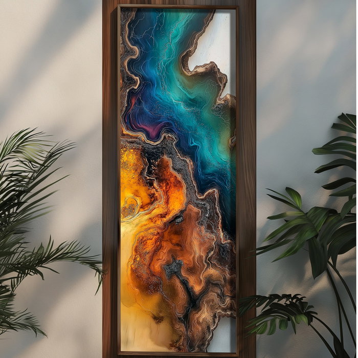 Wallity Pintura Decorativa Multicolor EMR074 con Marco
